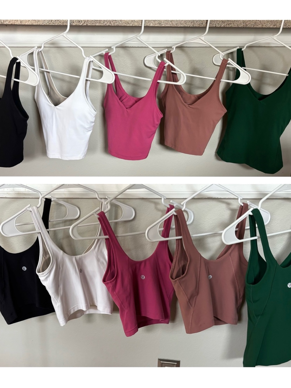 Lululemon Align Tank Bra Tops Crop & Waist Length Bundle of 5 Size 0 XXS to XS